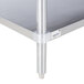 Advance Tabco ES-305 30" x 60" Stainless Steel Equipment Stand with Stainless Steel Undershelf Main Thumbnail 5