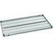 Metro Super Erecta wire stationary add-on shelving unit with wire shelves.