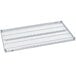Metro 5AN477BR Super Erecta Brite Wire Stationary Add-On Shelving Unit - 21" x 72" x 74" Main Thumbnail 2