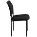 Flash Furniture GO-515-2-GG Black Mesh Comfortable Stackable Steel Side Chair Main Thumbnail 3
