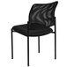 Flash Furniture GO-515-2-GG Black Mesh Comfortable Stackable Steel Side Chair Main Thumbnail 4