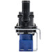 A black and blue Hoshizaki water solenoid valve with a white background.
