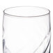 A Libbey Cascade beverage glass with a wavy design.