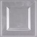Visions Florence 6" Square Clear Plastic Plate - 120/Case Main Thumbnail 3