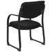 Flash Furniture BT-508-BK-GG Black Fabric Executive Side Chair with Sled Base Main Thumbnail 4