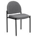 Flash Furniture BT-515-1-GY-GG Gray Fabric Stackable Side Chair Main Thumbnail 1
