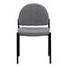 Flash Furniture BT-515-1-GY-GG Gray Fabric Stackable Side Chair Main Thumbnail 3