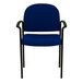 Flash Furniture BT-516-1-NVY-GG Navy Fabric Stackable Side Chair with Arms Main Thumbnail 3