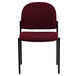 Flash Furniture BT-515-1-BY-GG Burgundy Fabric Stackable Side Chair Main Thumbnail 3