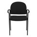 Flash Furniture BT-516-1-BK-GG Black Fabric Stackable Side Chair with Arms Main Thumbnail 3