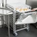 Regency 10 Pan End Load Half Height Bun / Sheet Pan Rack with Cover and 12 Pans - Unassembled Main Thumbnail 1