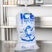 Choice 20 lb. Clear Wicketed Ice Bag with Ice Print - 500/Case Main Thumbnail 1