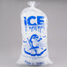 Choice 20 lb. Clear Wicketed Ice Bag with Ice Print - 500/Case Main Thumbnail 3