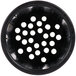 Steril-Sil RP-25-BLACK Black Perforated Plastic Flatware Cylinder Main Thumbnail 3