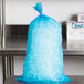 Choice 8 lb. Blue Heavy Duty Plastic Ice Bag - 1000/Case Main Thumbnail 1