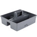 Lavex Janitorial Large Cleaning Caddy, 3-Compartment Gray, 15.25L x 13.25W Main Thumbnail 2