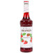 Monin 750 mL Premium Strawberry Flavoring / Fruit Syrup Main Thumbnail 2