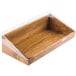 A Madera Rustic Pine display bin with clear lid.