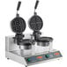 Carnival King WBM26DGT Non-Stick Double Belgian Waffle Maker with Digital Timer and Temperature Controls - 120V Main Thumbnail 5