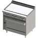 Blodgett BR-36G-36 Natural Gas 36" Manual Range with Griddle Top and Oven Base - 102,000 BTU Main Thumbnail 1