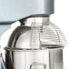 A close-up of an Avantco mixer with a stainless steel bowl and a front bowl guard.