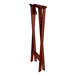 A Lancaster Table & Seating mahogany wood tray stand with wooden legs and straps.