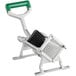 A Garde FC14 Heavy-Duty French Fry Cutter with a green handle and black square object.