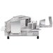 A Choice Prep 3/16" tomato slicer, a metal piece of equipment with a blade and a handle.