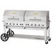 Crown Verity MCB-72RDP Liquid Propane 72" Mobile Outdoor Grill with Roll Dome Package Main Thumbnail 1
