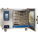 An Alto-Shaam Combitherm Proformance electric combination oven with a door open.