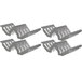 Cambro CSDR84151 Camshelving® Gray 8 Slot Drying Cradle - 4/Pack Main Thumbnail 1