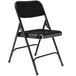 National Public Seating 210 Black Premium Metal Folding Chair Main Thumbnail 2