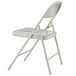 National Public Seating 902 Commercialine Gray Metal Folding Chair Main Thumbnail 3