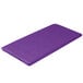 A folded amethyst purple Creative Converting table cover.