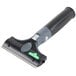 A black and grey Unger ErgoTec Ninja 2-in-1 glass scraper with a black handle.