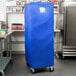 Regency 63" Blue Insulated Polyester Bun Pan Rack Freezer Cover Main Thumbnail 1