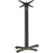 FLAT Tech KX2230 22" x 30" Black Self-Stabilizing Cast Iron Bar Height Table Base Main Thumbnail 2