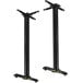 FLAT Tech KT22 22" Black Self-Stabilizing Cast Iron Bar Height Table Base Set Main Thumbnail 1