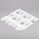 American Metalcraft PPRN1616 16" x 16" White Newspaper Print Deli Sandwich Wrap Paper - 1000/Pack Main Thumbnail 5