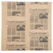 American Metalcraft PPCN1212 12" x 12" Natural Newspaper Print Deli Sandwich Wrap Paper - 1000/Pack Main Thumbnail 4