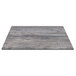 BFM Seating TRN2432DW Tribeca 24" x 32" Rectangular Driftwood Composite Laminate Outdoor Table Top with Knife Edge Main Thumbnail 2