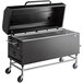 Backyard Pro 554SMOKR60AS 60" Charcoal / Wood Smoker Grill with Adjustable Grates and Dome - Assembled Main Thumbnail 5