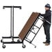 National Public Seating TFXS48481624HB Transfix 48" x 48" Adjustable Hardboard Portable Stage - 16" to 24" Height Main Thumbnail 6