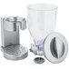 Zevro KCH-06119 Silver 4 Liter Single Canister Dry Food Dispenser Main Thumbnail 4