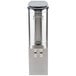 A stainless steel Grindmaster iced tea dispenser with a lid.