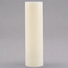 A white cylindrical Sterno flameless wax pillar candle.