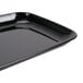Sabert 9322 Mozaik 22" x 9" Black Plastic Platter / Catering Tray   - 25/Case Main Thumbnail 7