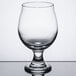 A Libbey stackable Belgian beer/tulip glass with a small rim on it.