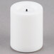 Sterno 60172 1 3/4" White Flameless Real Wax Mini Votive - 50/Case Main Thumbnail 2