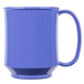 A blue GET Tritan mug with a handle.